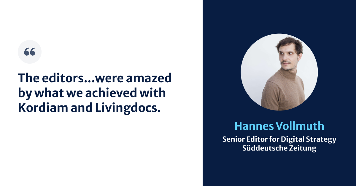 Süddeutsche Zeitung Saves Time and Resources Through Semi-automation