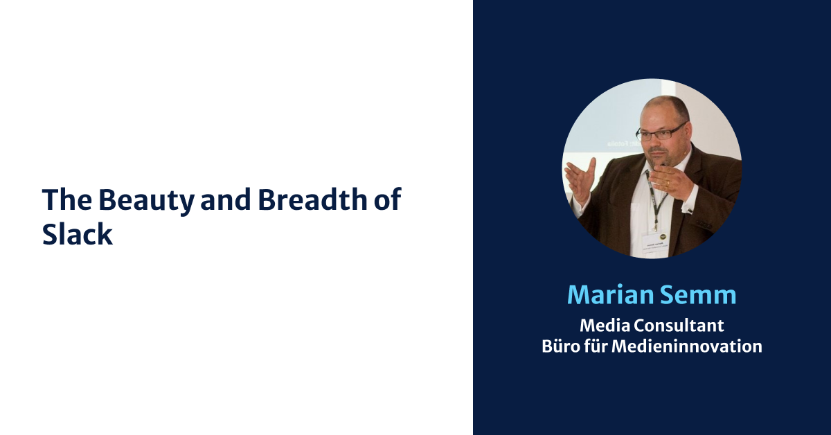 Slack in the newsroom