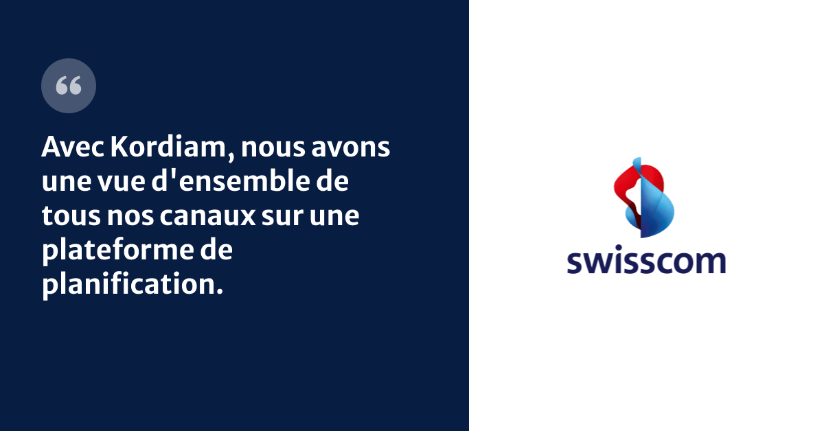 Kordiam aide Swisscom à gérer la complexité de sa salle de presse d'entreprise